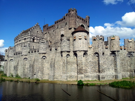 Slottet Gravensteen i Gent