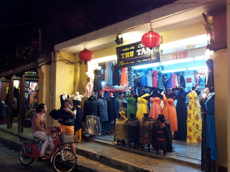 Klesbutikk i Hoi An