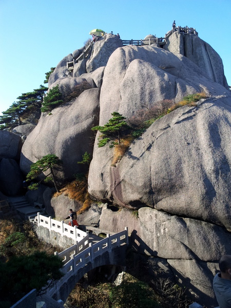 Topp på Huang Shan