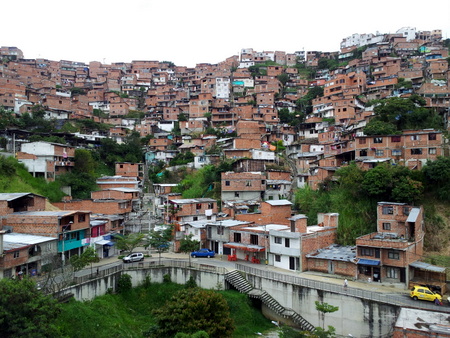 Slummen i Medellin