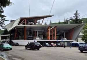 Central cable car station