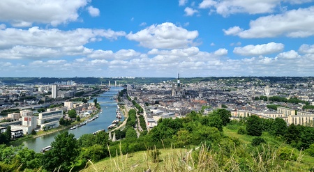 Utsikt over Rouen