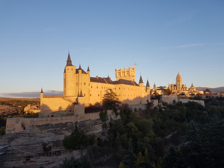 Segovias alcazar og katedral